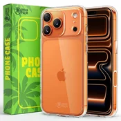 Ovitek za iPhone 17 Pro Max, silikonski, prozoren