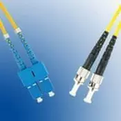 MicroConnect Patch Kabel - ST/UPC-SC/UPC 3m OS2 Optični, Rumen