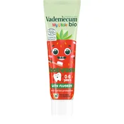 Vademecum BIO My Little Strawberry otroška zobna pasta s fluoridom jagoda 50 ml