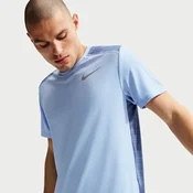 Nike Miler Mens Short-Sleeve Running Top - Blue - Polyester