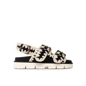 Sandali Mou New Bio # 02-With Buckles SW461003A Črna