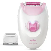 Braun SE3-031 Silk·épil 3 epilator bela in roza