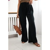 Kesi Włoski Muslin pants with a wide leg black