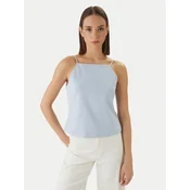 Calvin Klein Jeans Top Ponte LV044F206G Modra Slim Fit