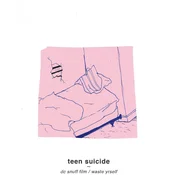 Teen Suicide - DC Snuff Film/Waste Yrself (Limited Edition) (Pink Marbled Coloured) (LP)