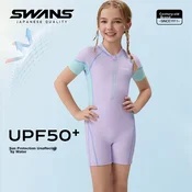 Swans Jednodelni kupaci kostim za devojcice, Lavanda