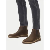 Gležnjarji Chelsea Clarks Clarkdale Easy 261735327 Rjava