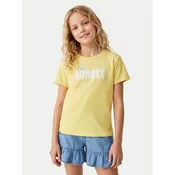 Roxy Majica Orchid Art ERGZT04142 Rumena Regular Fit