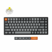 Keychron Keychron K2 Max Brezžična Mehanska Tipkovnica, Bluetooth/2.4 GHz, Hot-Swap, Super Banana Switch, US Layout, K2M-J4, (21733733)