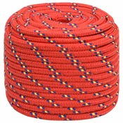 vidaXL vidaXL Vrv za čoln rdeče 18 mm 100 m polipropilen, (20777898)