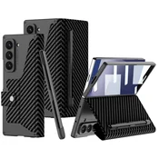 GS Preklopni ovitek za Samsung Galaxy Z Fold 7 5G - karbonsko črn
