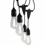 LBM 10m Smart Outdoor Light Chain - 10 x Globe Vintage