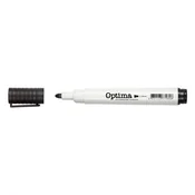 Marker za bijelu plocu OPTIMA crni 110974