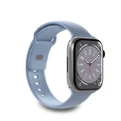 Puro Silikonski pasek za uro Apple Watch 42, 44, 45 in 49 mm, Icon, svetlo modra barva – 2 kos