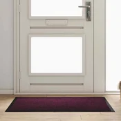 vidaXL Doormat Bordo rdeča 80 x 120 cm Teddy tkanina