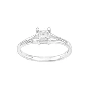 DIAMANT LETERNEL Prstan srebrna