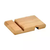 Mobile phone stand, bamboo, 13 x 8 x 1.8 cm - Kesper