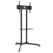 TECHLY ICA-TR6 podna stalkica za kotrljanje za LED/LCD zaslone od 30 do 65 inca