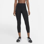 Nike FAST WO CROPPED RUNNING LEGGINGS, ženske helanke za trcanje, crna CZ9238