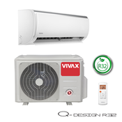 Klima uredaj Vivax ACP-24CH70AEQ Cool Q DESIGN inverter,R32,  komplet