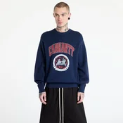 Pulover Carhartt WIP Library College Sweater UNISEX Ink S