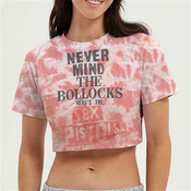 Sex Pistols Never Mind the Bollocks (Wash Collection) Pink S Ženske Majica