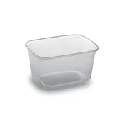 Skleda (PP) kvadratna prozorna 108 x 81 mm 300 ml [100 kos]