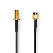 Nedis SMA kabel | SMA moški | SMA Ženska | Pozlačeno | 50 ohmov | Enojno zaščiten | 2,00 m | Okrogla | PVC | Črna | Oznaka