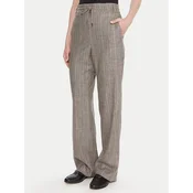 Marella Hlače iz tkanine Elodia 2523136071 Siva Regular Fit