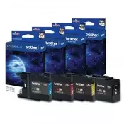Brother original ink LC-1280XLVALBP, CMYK, 2400/3x1200str., high capacity