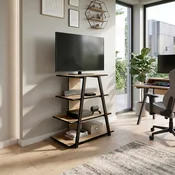 Hanah Home TV komoda Lyno, 70,4 cm, hrast Sapphire / crna