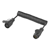 Northix 13-pinski 8-žilni spiralni kabel, 3 m PVC