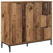 Vidaxl Strani šal Star les 89,5 x 33 x 82 cm Konstruiran les
