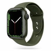 REMEN WATCH BAND JERSEY APPLE WATCH 4 / 5 / 6 / 7 / 8 / SE / ULTRA (42 / 44 / 45 / 49 MM) ) ARMY GREEN