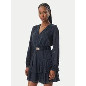 Guess Cocktail obleka W6BK42 W4225 Mornarsko modra Regular Fit