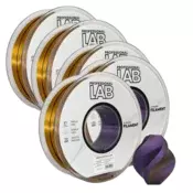 Professional Lab 5x Silk PLA Trojna Barva črna zlata vijolična filament 1.75mm - Professional Lab Sijajni Filament za 3D Tisk (1kg Kolut)
