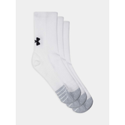 Carape za tenis Under Heatgear Tech Crew Youth Sport Socks - white/white