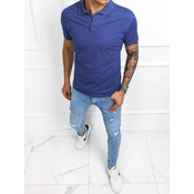 Dstreet moška polo majica z ovratnikom Nealgir modra XXL
