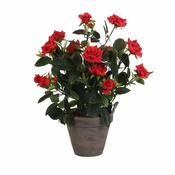 slomart dekorativna rastlina mica decorations rosal keramika pvc