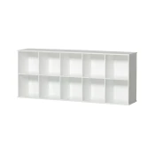 oliver furniture vodoravni stenski regal 5x2