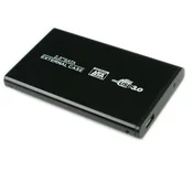 shumee CoreParts ohišje za 2,5-palčni USB 3.0 SATA trdi disk, črno, K2501A-U3S
