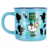 Šalica s termo efektom Paladone Games: Minecraft - Chicken Jockey