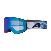 Očala ALPINA Slope Q-lite, črno-modra mat/zrcalno modra