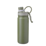 Steklenica iz nerjavečega jekla 650 ml zelena mat — za prodajo - 596502