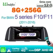 Wondefoo Car Radio 8G 256G Android 12 with 10.25” Screen Carplay for BMW 5 Series F10 F11 520i 525i 528i Multimedia Player GPS