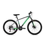 CAPRIOLO Mountain bike Adria Stone 26/21HT sivo-zeleno 17
