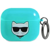 Karl Lagerfeld Etui Karl Lagerfeld Choupette za AirPods 3 - modro