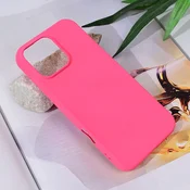 TERACELL Maska za iPhone 16 Pro Max Soft Velvet, Roze