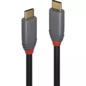 Lindy Lindy 2m USB 3.2 Type C kabel - 5A PD, Antracitni