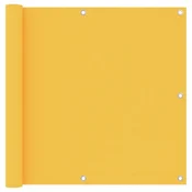 Vidaxl Balkonsko platno rumeno 90x400 cm oksford blago